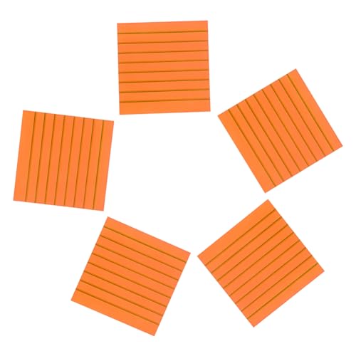 HOMSFOU 5 Stück Zeilennotenpapier klebrig Party Notizpolster Memo täglich bunt Farbe Aufkleber Selbstklebende Notizblöcke Notizbilder Beachten Sie Pads Büro-Notizblöcke das Haustier Orange HOMSFOU 5 Stück Zeilennotenpapier klebrig Party Notizpolster Memo täglich bunt Farbe Aufkleber Selbstklebende Notizblöcke Notizbilder Beachten Sie Pads Büro-Notizblöcke das Haustier Orange von HOMSFOU