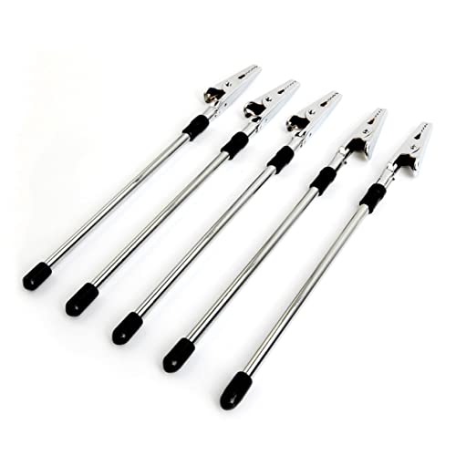 HOMSFOU 5 Stücke Metall Clip Praktische Foto Display Aufhänger Nachricht Ordner Postkarte Halter Metall Hinweis Halter Hinweis Clips Silber von HOMSFOU