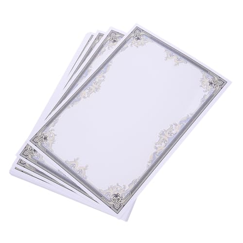 HOMSFOU 50 Blatt Ehrenurkundenpapier Druckbare Zertifikate Pergamentpapier Briefpapier Schulzeugnis Papier Urkundenpapiere Zertifikatspapiere Ehrenurkunde Leeres Papier Blau HOMSFOU 50 Blatt Ehrenurkundenpapier Druckbare Zertifikate Pergamentpapier Briefpapier Schulzeugnis Papier Urkundenpapiere Zertifikatspapiere Ehrenurkunde Leeres Papier Blau von HOMSFOU
