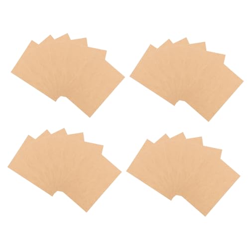 HOMSFOU 50 Blatt Vintage Kraft Briefpapier Liniertes Briefpapier Vintage Scrapbook Papier Liniertes Briefpapier Schreibbedarf Tragbares Briefpapier von HOMSFOU