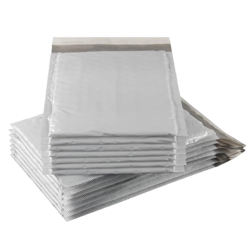 HOMSFOU 50Stücke Graue Selbstklebende Poly Mailer Versandtaschen Für Commerce Wertsachen Und Digitale Produkte Langlebig Und Praktisch von HOMSFOU