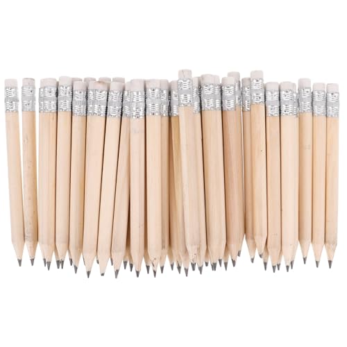 HOMSFOU 50Stücke Pack Kurze Bleistifte für Ergonomisch Gestaltet mit Weichem Radiergummi Zeichnen Skizzieren und Schreiben Platzsparend für Stifteboxen Kleine HOMSFOU 50Stücke Pack Kurze Bleistifte für Ergonomisch Gestaltet mit Weichem Radiergummi Zeichnen Skizzieren und Schreiben Platzsparend für Stifteboxen Kleine von HOMSFOU