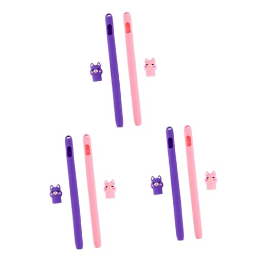 HOMSFOU 6 STK Kompatibel Mit Pencil Der Ersten Generation Von Silikon-Anti-Fall-schutzhüllen Stift-schutzhülle Stiftschutz Violett Silikonhülle Bleistift Kieselgel HOMSFOU 6 STK Kompatibel Mit Pencil Der Ersten Generation Von Silikon-Anti-Fall-schutzhüllen Stift-schutzhülle Stiftschutz Violett Silikonhülle Bleistift Kieselgel von HOMSFOU