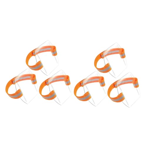 HOMSFOU 6 Stück Armabzeichenhalter Geldbörse mit Armabzeichen Wasserdichtes Armbandabzeichen PVC-Abzeichenhalter eindeutiger Namensträger Gurtband aus Polyester Orange HOMSFOU 6 Stück Armabzeichenhalter Geldbörse mit Armabzeichen Wasserdichtes Armbandabzeichen PVC-Abzeichenhalter eindeutiger Namensträger Gurtband aus Polyester Orange von HOMSFOU