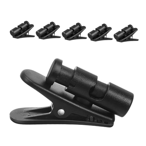 HOMSFOU 6 Stück Clips Für Kopfhörerkabel, Kopfhörerkabel-Clip, Kopfhörerhalterung, Kabel, Kleidungsclips, Mikrofon-Clips Zum Befestigen des Kopfhörer-mikrofonkabels von HOMSFOU