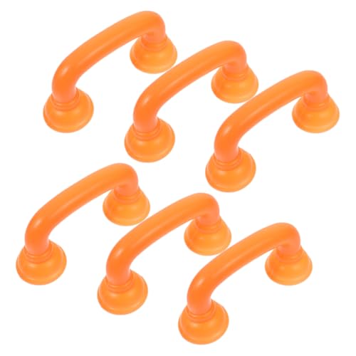 HOMSFOU 6 Stück Telefonspielzeug Für Die Frühe Bildung Kleinkind Lernen Tattle -telefone Für Klassenzimmer Bildung Telefone Lehrmaterial Orange Plastik von HOMSFOU