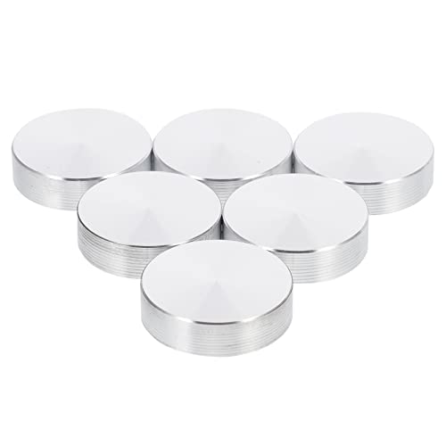 HOMSFOU 6Stücke Aluminium Disc Adapter Für Glasplatten Runde Aluminiumscheiben Langlebig Korrosionsbeständig Für Tische Im Home Office Und Hotel Einfach Zu Installieren HOMSFOU 6Stücke Aluminium Disc Adapter Für Glasplatten Runde Aluminiumscheiben Langlebig Korrosionsbeständig Für Tische Im Home Office Und Hotel Einfach Zu Installieren von HOMSFOU