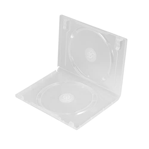 HOMSFOU 6er-Box Media-Video-aufbewahrungskoffer Cd-speicherhalter Dual-Layer-DVDs DVD-hüllen Mit Cover-Art-einsätzen Geldbörsenhalter Fürs Auto Cd-Paket Cd-hülle Steckbar Umschlag von HOMSFOU
