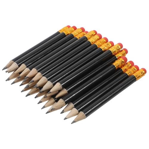 HOMSFOU 72 Stück Golf Radiergummis Kleine Bleistifte Für Spiele Halbe Bleistifte Radiergummi Aufsätze Übergroße Bleistift Requisiten Golfstifte Mini Golfstift Riesenbleistift von HOMSFOU