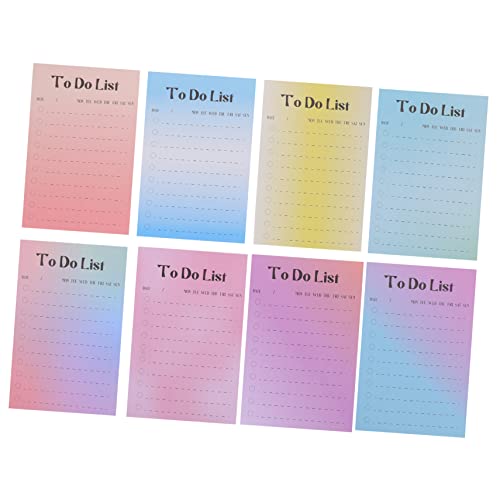 HOMSFOU 8 Farbiges Fluoreszierendes Papier Selbstklebend Aufkleber-notizen Memo-notizblöcke Regenbogen Pads Pastell Aufkleber Für Notizblöcke Bunt Unterlage Klebrig Notenvorrat HOMSFOU 8 Farbiges Fluoreszierendes Papier Selbstklebend Aufkleber-notizen Memo-notizblöcke Regenbogen Pads Pastell Aufkleber Für Notizblöcke Bunt Unterlage Klebrig Notenvorrat von HOMSFOU