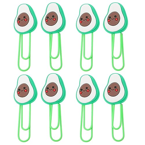 HOMSFOU 8 Stück Avocado Lesezeichenklammern Büroklammern Bunt Süß Büroklammern Dokument Büroklammern Farbige Büroklammern Rosa Büroklammern Schreibwaren Obst Büroklammern HOMSFOU 8 Stück Avocado Lesezeichenklammern Büroklammern Bunt Süß Büroklammern Dokument Büroklammern Farbige Büroklammern Rosa Büroklammern Schreibwaren Obst Büroklammern von HOMSFOU