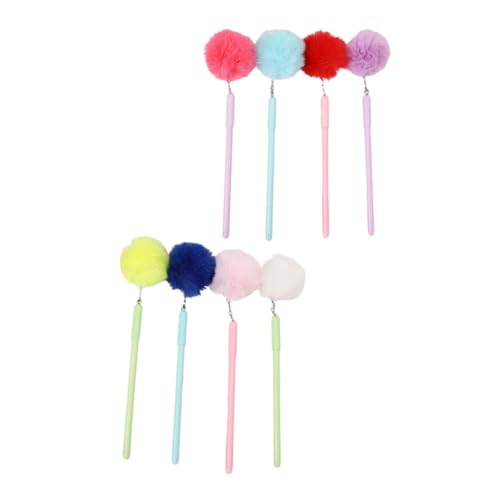HOMSFOU 8 Stück Kugelschreiber Mit Plüschkugel Ästhetisches Briefpapier Süßer Stift Schreibwaren Bauschige Stifte Pom Entzückender Flauschiger Kugelschreiber Plastik HOMSFOU 8 Stück Kugelschreiber Mit Plüschkugel Ästhetisches Briefpapier Süßer Stift Schreibwaren Bauschige Stifte Pom Entzückender Flauschiger Kugelschreiber Plastik von HOMSFOU