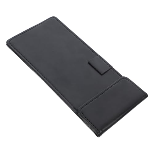 HOMSFOU A-la-carte-clip Ordner Quittungs-zwischenablage Mini-klemmbrett Für Quittungen Magnetischer Klemmbretthalter Kleines Magnetisches Klemmbrett Mini-klemmbretter Black Leder von HOMSFOU
