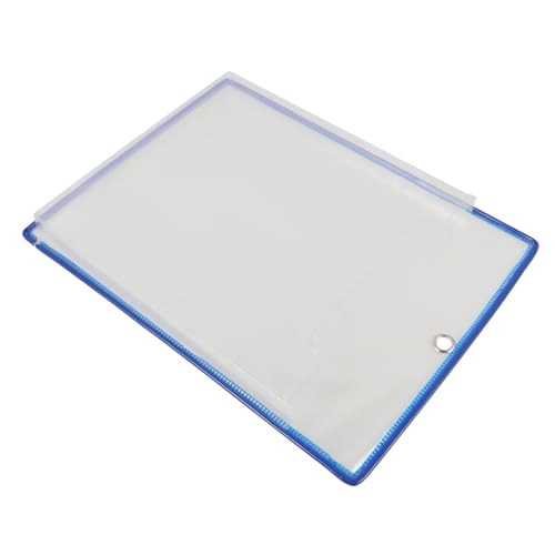 HOMSFOU A4 Transparente Aktentasche Aktenordner Zum Aufhängen An Der Wand Aufbewahrungstasche Für Dokumente Inhaber Organisatoren Einfach Haken Wandtasche Plastik Blue HOMSFOU A4 Transparente Aktentasche Aktenordner Zum Aufhängen An Der Wand Aufbewahrungstasche Für Dokumente Inhaber Organisatoren Einfach Haken Wandtasche Plastik Blue von HOMSFOU