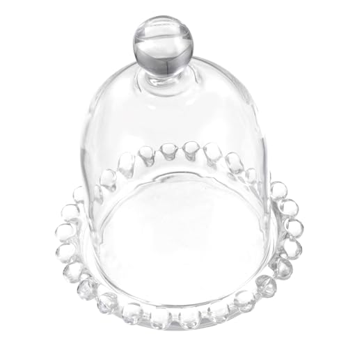HOMSFOU Abdeckplatte Aus Glas Ringhalter Glockenkuppel Glas Käsekuppel Dessertkuppel Mit Sockel Dessert-kuppelabdeckung Mini-kuchenblech Keks-servierplatte Kuchenkuppeldeckel Pflanze Wagen HOMSFOU Abdeckplatte Aus Glas Ringhalter Glockenkuppel Glas Käsekuppel Dessertkuppel Mit Sockel Dessert-kuppelabdeckung Mini-kuchenblech Keks-servierplatte Kuchenkuppeldeckel Pflanze Wagen von HOMSFOU
