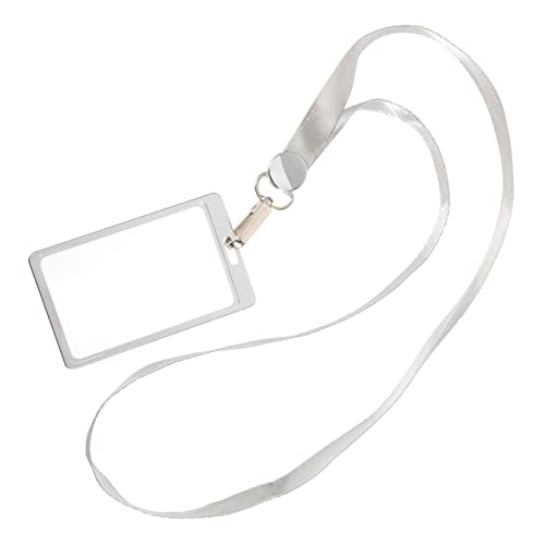 HOMSFOU Abzeichenhülle Aus Hochwertigem Transparente Id Kartenhülle Mit Grauem Umhängeband Langlebig Und Bruchsicher Business Und Veranstaltungen HOMSFOU Abzeichenhülle Aus Hochwertigem Transparente Id Kartenhülle Mit Grauem Umhängeband Langlebig Und Bruchsicher Business Und Veranstaltungen von HOMSFOU
