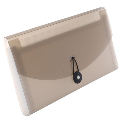 HOMSFOU Akkordeon Taschen Organizer Mit Schlüsselband Süßer Akten Organizer Tragbarer Mini Ordner Erweiterbar Kleiner Aktenordner Organizer Für Bürodokumente Ablage Schwarzer von HOMSFOU