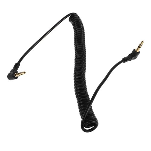 HOMSFOU Audiokabel mit Spiralförmigem Design Verlängerung für Kopfhörer Kompatibel mit Smartphones Tablets Lautsprechern Hervorragende von HOMSFOU