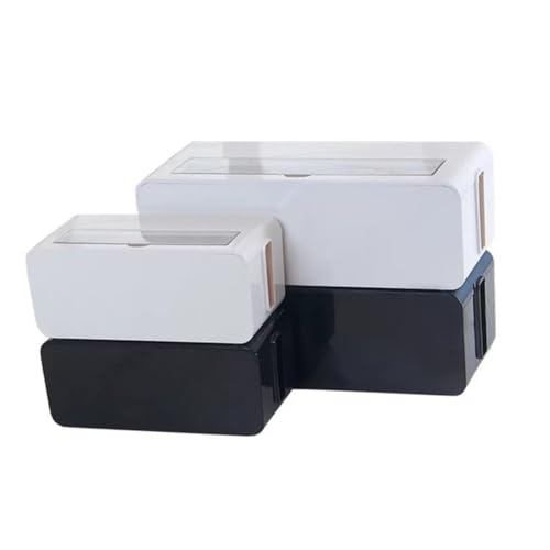 HOMSFOU Aufbewahrungsbehälter Für Haushaltsdraht Weiß Kabel Container von HOMSFOU