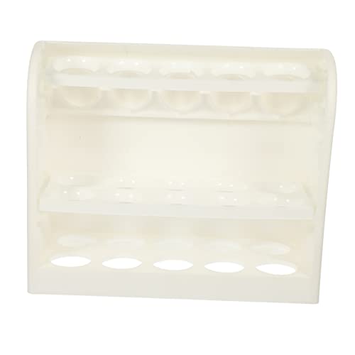 HOMSFOU Aufbewahrungsbox Für Eier Eierständer Eierbehälter Für Kühlschrank Dreilagiger Eierhalter Kühlschrank-ei Organizer Für Gefriereier Kunststoffbehälter Pp Eierablage Weiß Mit Deckel von HOMSFOU