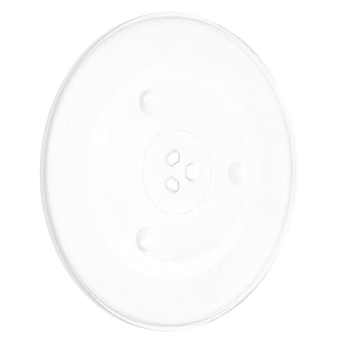 HOMSFOU Backofentischglas Mikrowellenschale Ersatz Mikrowellenglas Drehteller Mikrowellenteile Drehtellerring Mikrowellen Drehtellerring Mikrowellenzubehör Glas Für Mikrowelle von HOMSFOU