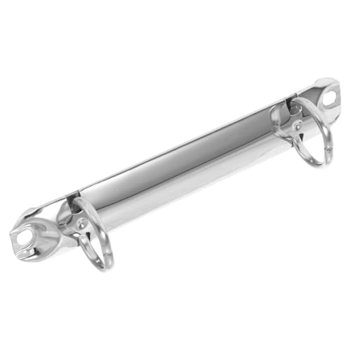 HOMSFOU Binderverschluss Ringbinder7 2 Ringbücher Metallbinder D-ring-seiten Ordnerrücken Binder -mechanismen Ersatzsatz Für Notebook-mechanismus Ringbuchmechaniken Eisen Silver von HOMSFOU