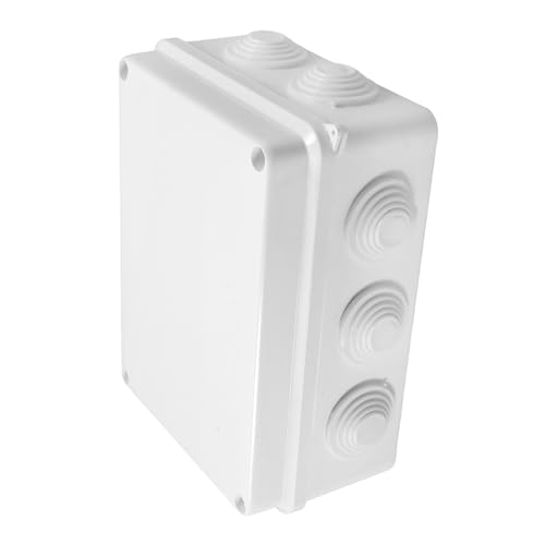HOMSFOU Box Wasserdichter Anschlusskasten Draht Außen Kabelgehäuse Sicher Tragbar Elektrisch Smart Türschloss Außenplane Wetterfest Steckdose Wasserdicht Stecker Thermostat Kabelverbinder HOMSFOU Box Wasserdichter Anschlusskasten Draht Außen Kabelgehäuse Sicher Tragbar Elektrisch Smart Türschloss Außenplane Wetterfest Steckdose Wasserdicht Stecker Thermostat Kabelverbinder von HOMSFOU