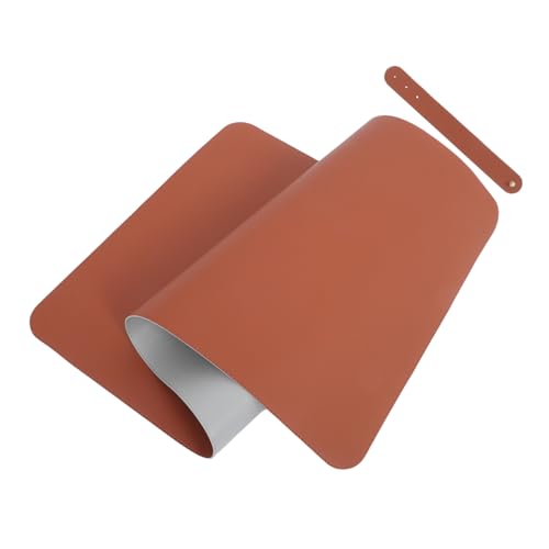 HOMSFOU Bürocomputer-Schreibtischunterlage Schreibtischschutzmatte Tastaturmatte Tastatur-Pad Computermatte Desktop -Matte rosa bürodekor rosa -Pad Leder Light Brown HOMSFOU Bürocomputer-Schreibtischunterlage Schreibtischschutzmatte Tastaturmatte Tastatur-Pad Computermatte Desktop -Matte rosa bürodekor rosa -Pad Leder Light Brown von HOMSFOU