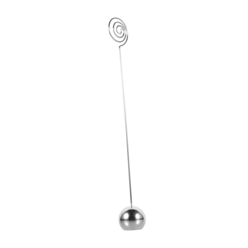 HOMSFOU Desktop Memo Halter Kugel Basis Stabiler Schreibtischnummernclip Für Hochzeit Und Veranstaltungen Eleganter Memo Note Stand Für Fotos Und Notizen von HOMSFOU