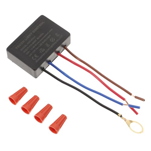 HOMSFOU Dimmschalter Berühren Dimmer Lampe Schalten Ersatzschalter Für Tischleuchten Universeller Dimmschalter Dimmbarer Led-lichtschalter Modulsteuerschalter Plastik Black HOMSFOU Dimmschalter Berühren Dimmer Lampe Schalten Ersatzschalter Für Tischleuchten Universeller Dimmschalter Dimmbarer Led-lichtschalter Modulsteuerschalter Plastik Black von HOMSFOU