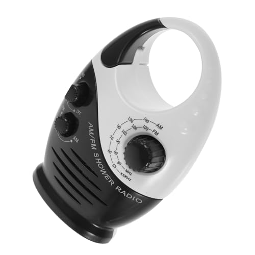 HOMSFOU Duschradio Tragbares Audioplayer Wasserdichtes Badezimmer Radio Kompakter Lautsprecher für Musikgenuss im Bad für Zuhause Büro HOMSFOU Duschradio Tragbares Audioplayer Wasserdichtes Badezimmer Radio Kompakter Lautsprecher für Musikgenuss im Bad für Zuhause Büro von HOMSFOU