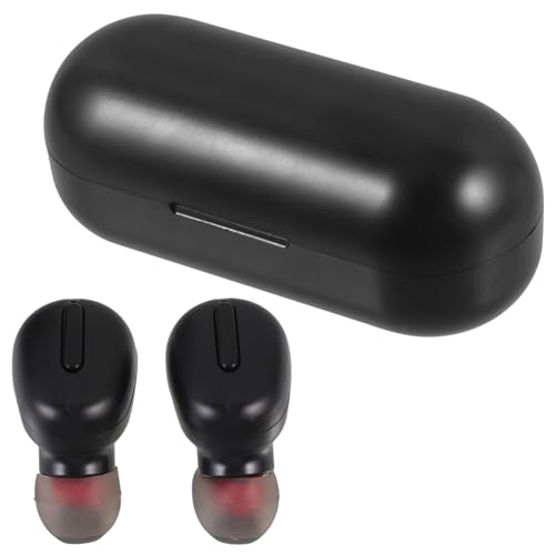 HOMSFOU Ear Kopfhörer Mit Ladebox Stereo Kopfhörer Für Outdoor Aktivitäten Schwarz Hervorragender Bewegungsfreiheit von HOMSFOU