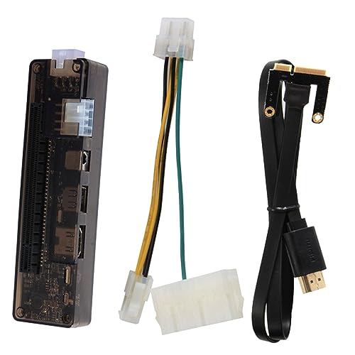 HOMSFOU Externes PCI-E-Grafikkarten-Erweiterungsdock Externe Grafikkarte für Laptop Grafikkarten Adapter für Laptop Notizbuch Dockingstation Zubehör Diskrete Grafikkarte Base Abs von HOMSFOU