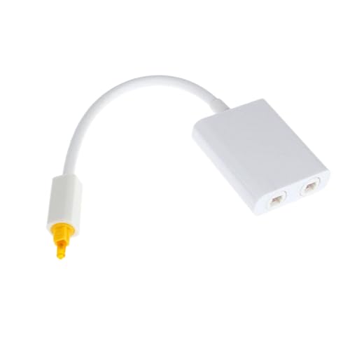 HOMSFOU Faserkonverter digital audio splitter audio verteiler Audio output splitter Audio signal splitter Optical audio splitter Audio- Adapter-Audio Kabel optischer Splitter Weiß HOMSFOU Faserkonverter digital audio splitter audio verteiler Audio output splitter Audio signal splitter Optical audio splitter Audio- Adapter-Audio Kabel optischer Splitter Weiß von HOMSFOU