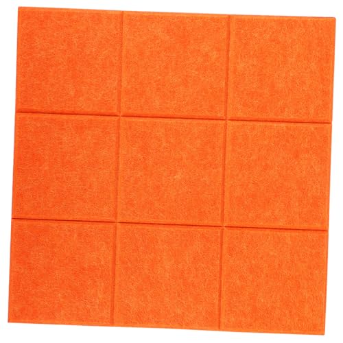 HOMSFOU Filzplatte Brieftafeln Filzpinbrett Filz-pinnwand Quadratisch Farbig Pinnwände Für Wände Filz Pinnwand Pinnwand-wanddekoration Schwarzes Brett Ohne Übung Led Chemische Faser Orange HOMSFOU Filzplatte Brieftafeln Filzpinbrett Filz-pinnwand Quadratisch Farbig Pinnwände Für Wände Filz Pinnwand Pinnwand-wanddekoration Schwarzes Brett Ohne Übung Led Chemische Faser Orange von HOMSFOU
