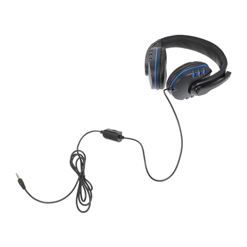 HOMSFOU Gaming Headset Mit Mikrofon Gaming Kopfhörer Geräuschreduzierende Earmuffs Kompatibel Pro Slim Pc Und Laptop Verstellbares Headband Für Optimalen Komfort von HOMSFOU