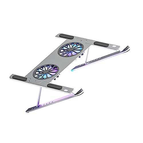 HOMSFOU Halterung Für Luftkühlung Tablet Steht Notebook-ständer Halterung Für Tablet-ständer Kühlkissen Für Laptop-kühler Notebook-kühler Laptop Steht USB-lüfter Aluminiumlegierung Silver HOMSFOU Halterung Für Luftkühlung Tablet Steht Notebook-ständer Halterung Für Tablet-ständer Kühlkissen Für Laptop-kühler Notebook-kühler Laptop Steht USB-lüfter Aluminiumlegierung Silver von HOMSFOU