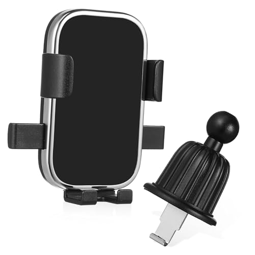 HOMSFOU Halterung für Autotelefon Inhaber Handy Telefonbecherhalter Autotelefonhalter Smartphone Halterung Auto Smartphone Halter fürs Auto Telefonhalterung Auto Zubehör Plastik Black von HOMSFOU