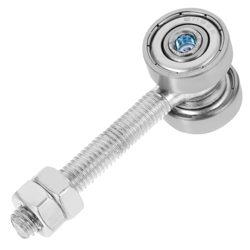 HOMSFOU Hochleistungs-Rollenbaugruppe Doppellager-Schiebetürrolle 50 Kg Tragkraft 8 Mm Schraubenloch Stahl Silber 2 79 X 0 98 X 0 86 Zoll HOMSFOU Hochleistungs-Rollenbaugruppe Doppellager-Schiebetürrolle 50 Kg Tragkraft 8 Mm Schraubenloch Stahl Silber 2 79 X 0 98 X 0 86 Zoll von HOMSFOU