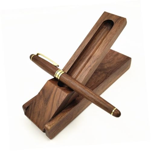 HOMSFOU Holz Füllfederhalter mit Etui Eleganter Stift für für Vatertag Geburtstage Abschlussfeiern Stilvolles Schreibgerät für Büro und Studium HOMSFOU Holz Füllfederhalter mit Etui Eleganter Stift für für Vatertag Geburtstage Abschlussfeiern Stilvolles Schreibgerät für Büro und Studium von HOMSFOU