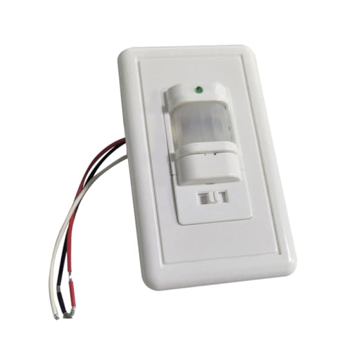 HOMSFOU Infrarot-sensorschalter Praktischer Sensor Infrarotsensor Bewegungsdetektor Körpersensor Deckenleuchte Einstellbar Lichtregler Weiß Abs von HOMSFOU