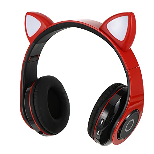 HOMSFOU Kabelloses Gaming mit Katzenohren Wiederaufladbare Kopfhörer für Einstellbarer Kopfbügel Tragbar Bequem für Gaming HOMSFOU Kabelloses Gaming mit Katzenohren Wiederaufladbare Kopfhörer für Einstellbarer Kopfbügel Tragbar Bequem für Gaming von HOMSFOU