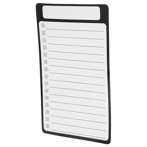 HOMSFOU Magnetischer Kühlschrank Notizblock Magnetische Einkaufsliste Aus Pet Abwischbar Für Kühlschrank Und Metalloberflächen Zur Organisation Von Aufgaben von HOMSFOU