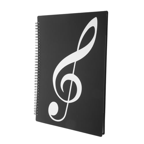 HOMSFOU Notenmappe Dokumentenmappe Dokumentenschutz Papier Organizer Ordner Aktenordner A4 Format Klaviernotenmappe Schreibtisch Aktenordner A4 Aktenordner Schwarz Pp von HOMSFOU