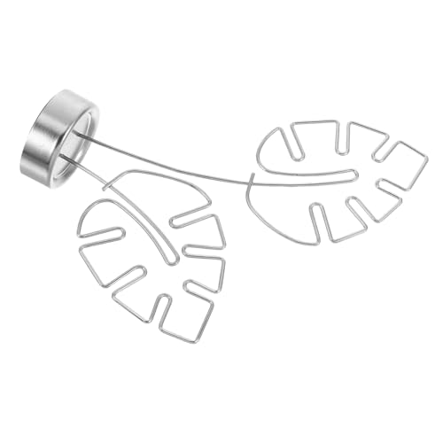 HOMSFOU Notizordner kartenhalter Cliphalter fürs Büro Büroklammer-Memo bildhalter für den schreibtisch Desktop-Bildhalter Desktop-Memohalter Memo-Clip Bild steht Rostfreier Stahl Silver von HOMSFOU