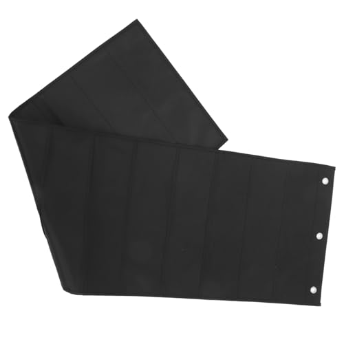 HOMSFOU Ordner Aufbewahrungstasche Aktenordner Für Den Schreibtisch Briefkasten Im Klassenzimmer Aktenhalter Zeitschriftenständer An Der Wand Montiert Wandtasche Wanddatei Black Polyester von HOMSFOU