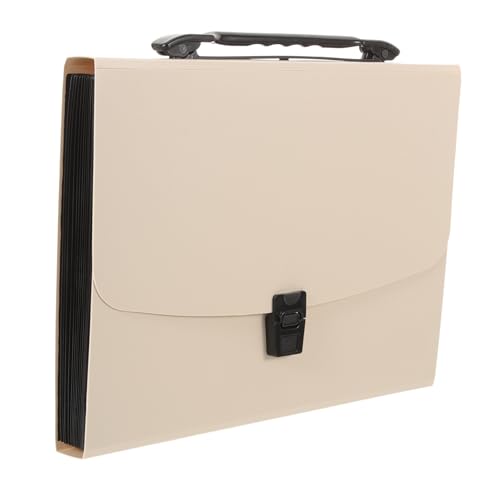 HOMSFOU Ordner Office -Paket tragbar Klassenzimmer erweiterbarer Ordner mit Trennwänden Schule Büroorganisation Quittungshalter-Organisator Papier-Organizer-Halter pp Beige HOMSFOU Ordner Office -Paket tragbar Klassenzimmer erweiterbarer Ordner mit Trennwänden Schule Büroorganisation Quittungshalter-Organisator Papier-Organizer-Halter pp Beige von HOMSFOU