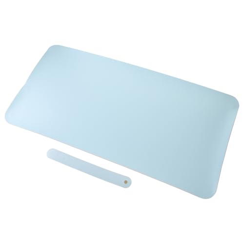 HOMSFOU Pads groß Klaviatur Unterstützung Blau Tastatur Schreibtischunterlage Tastaturauflagen für den Schreibtisch Schreibtischunterlage für Schreibtisch Pu. Magnetische Schnalle von HOMSFOU