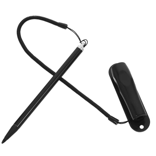 HOMSFOU Resistiver Bildschirmstift Touchscreen Stift schwarz Stylus Stift Metall-Touch-Stift Stylus für Notizen metallstift Präzisionsstift Stifthalter für Tablet Kupferbeschläge Black von HOMSFOU