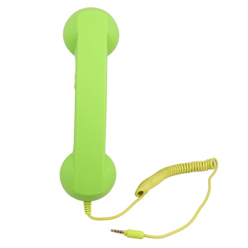 HOMSFOU Retro -mikrofon Kabelgebundenes Mobilteil Universeller Telefonhörer Vintage-mobilteil Retro-handy Handy Hörer Kunststoff-hörer Hellgrün Abs von HOMSFOU